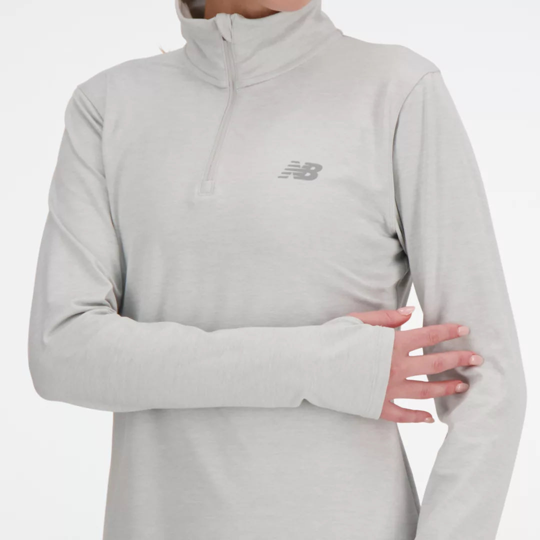 Women Sport Essentials Space Dye 1/4 Zip / New Balance