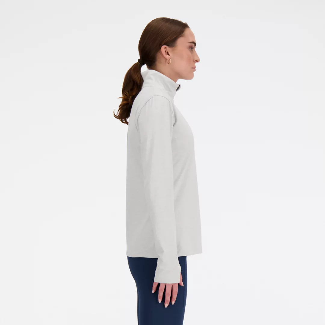 Women Sport Essentials Space Dye 1/4 Zip / New Balance