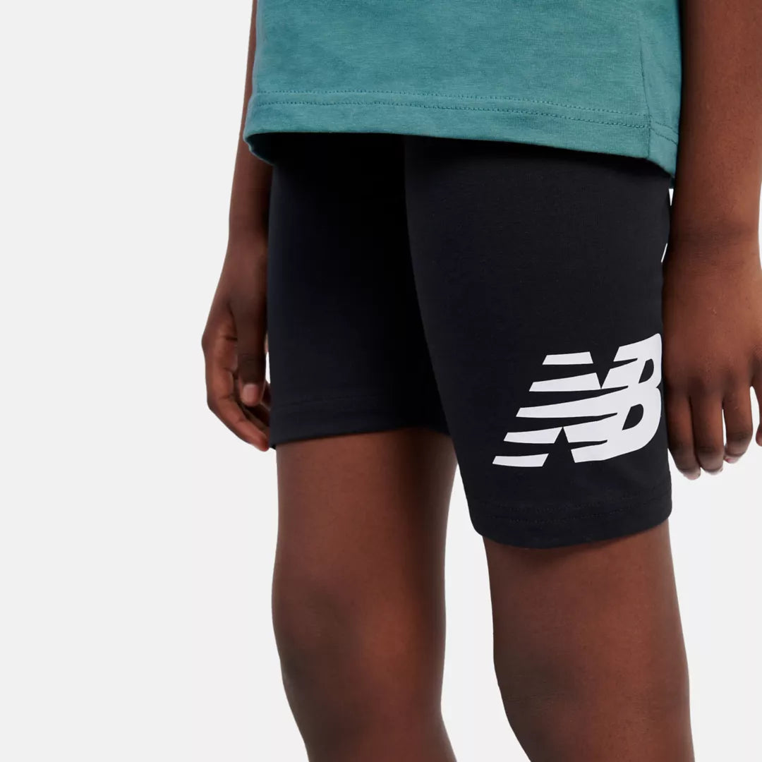 Kids Stacked Logo Cycle Short / New Balance