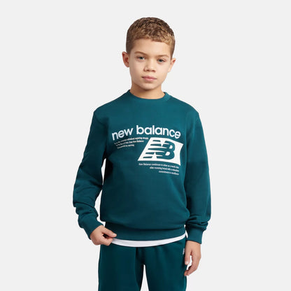 Kids Athletics Relaxed Player Graphic French Terry Crew / New Balance
