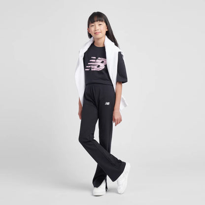 Kids Small Logo Flare Legging / New Balance