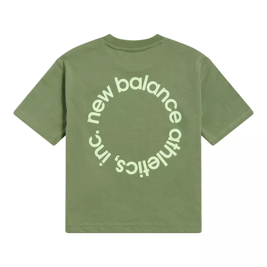 Kids Circular Logo Graphic T-Shirt / New Balance
