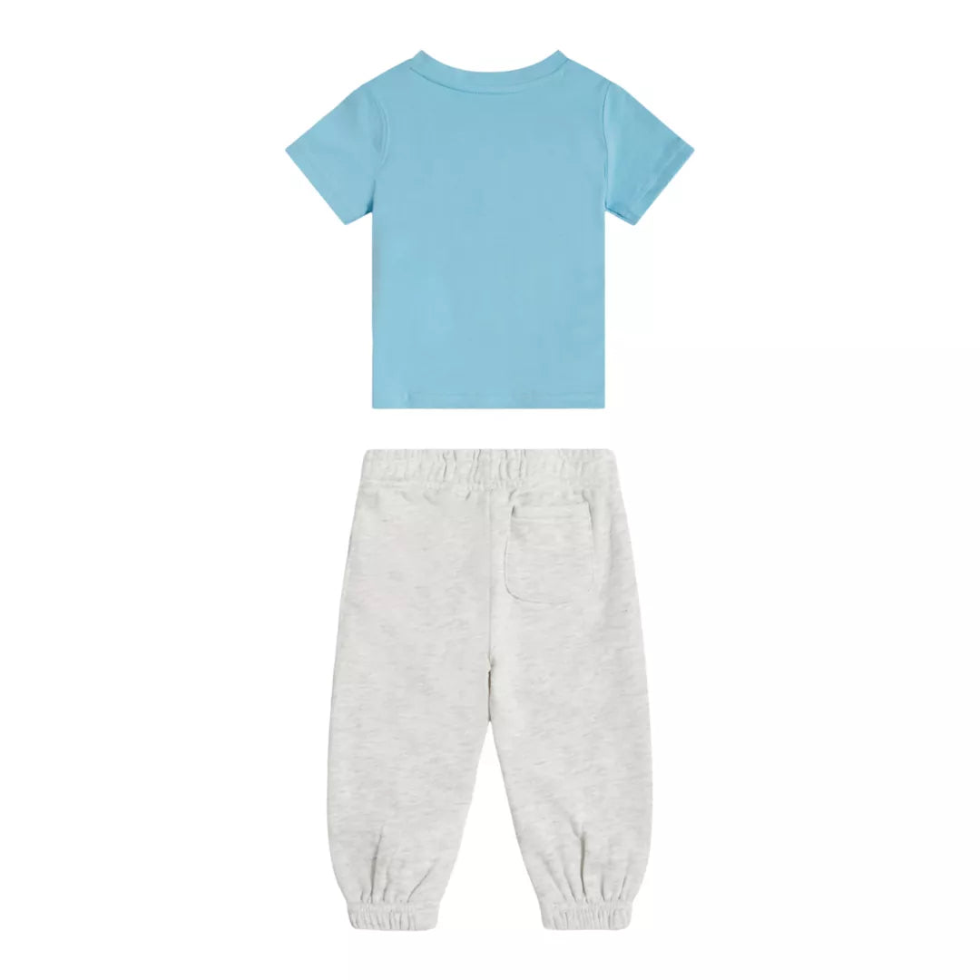 Kids Colourblock T-Shirt & Jog Set / New Balance