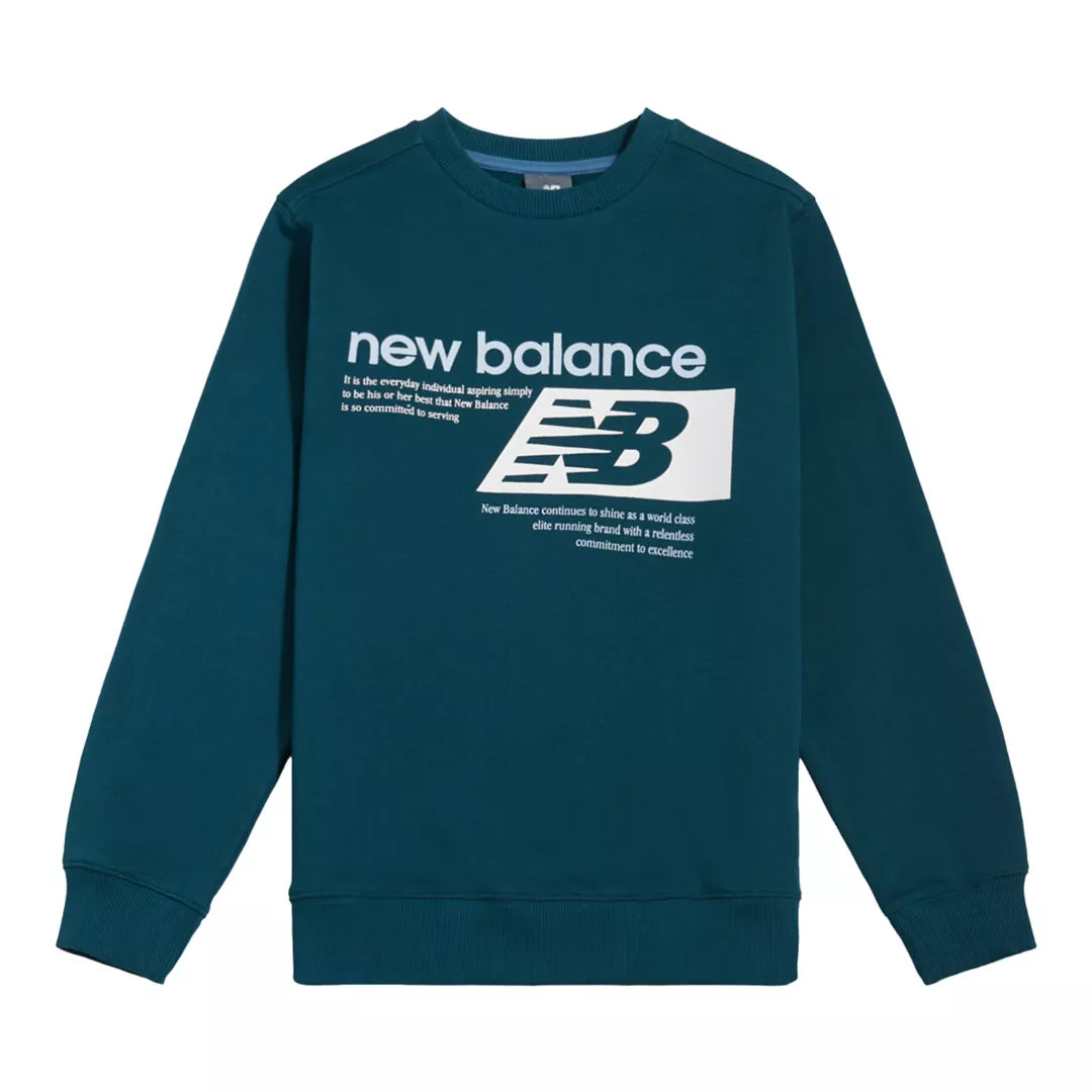 Kids Athletics Relaxed Player Graphic FT Crew / New Balance