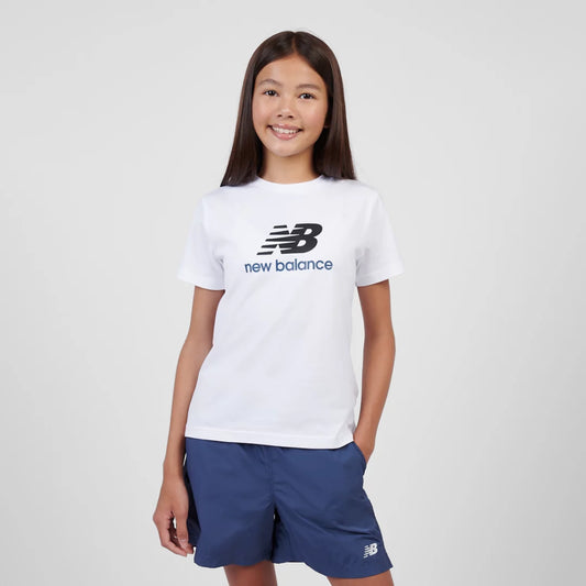 Kids Stacked Logo T-Shirt / New Balance