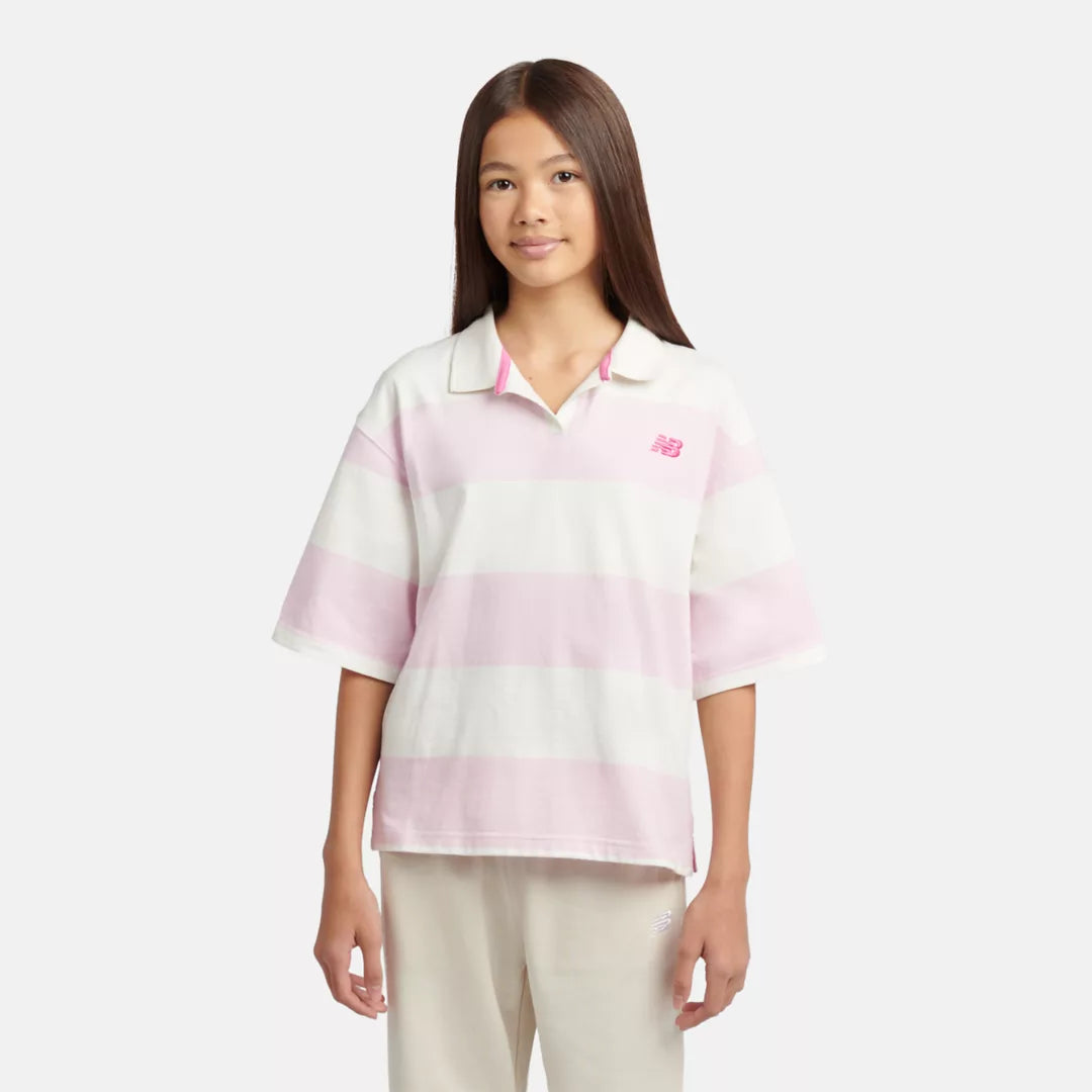 Kids Striped Rugby Polo / New Balance